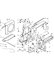 Air Flow Parts parts for Kenmore Heat Pump System 106.69722 (10669722, 106 69722) from AppliancePartsPros.com