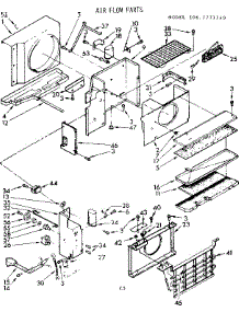 Air Flow Parts parts for Kenmore Heat Pump System 106.7771140 (1067771140, 106 7771140) from AppliancePartsPros.com