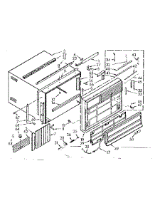 Cabinet Parts parts for Kenmore Heat Pump System 106.70171 (10670171, 106 70171) from AppliancePartsPros.com