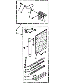 Installation Kit parts for Kenmore Heat Pump System 106.9740880 (1069740880, 106 9740880) from AppliancePartsPros.com