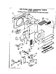 Air Flow And Control Parts parts for Kenmore Heat Pump System 106.8701870 (1068701870, 106 8701870) from AppliancePartsPros.com