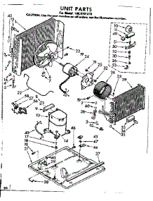 Unit Parts parts for Kenmore Heat Pump System 106.8701870 (1068701870, 106 8701870) from AppliancePartsPros.com
