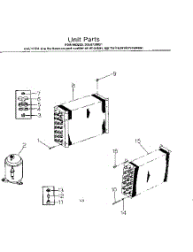 Unit Parts parts for Kenmore Heat Pump System 253.8730621 (2538730621, 253 8730621) from AppliancePartsPros.com