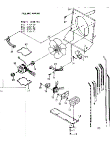 Fan And Wiring parts for Kenmore Furnace 867.736431 (867736431, 867 736431) from AppliancePartsPros.com