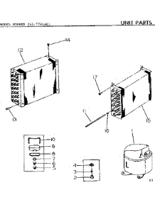Unit Parts parts for Kenmore Heat Pump System 253.7781461 (2537781461, 253 7781461) from AppliancePartsPros.com