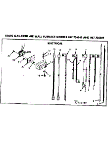 Electrical parts for Kenmore Furnace 867.736349 (867736349, 867 736349) from AppliancePartsPros.com