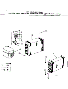 Unit Parts parts for Kenmore Heat Pump System 253.7795061 (2537795061, 253 7795061) from AppliancePartsPros.com