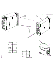 Refrigeration System parts for Kenmore Heat Pump System 253.71241 (25371241, 253 71241) from AppliancePartsPros.com