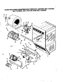 Heat Exchanger parts for Kenmore Furnace 867.764320 (867764320, 867 764320) from AppliancePartsPros.com