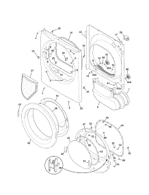 Front Panel / Lint Filter parts for Kenmore Dryer 417.91122310 (41791122310, 417 91122310) from AppliancePartsPros.com