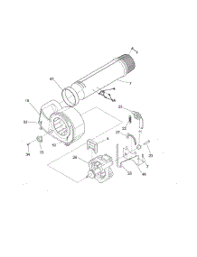 Motor parts for Kenmore Dryer 417.98022000 (41798022000, 417 98022000) from AppliancePartsPros.com