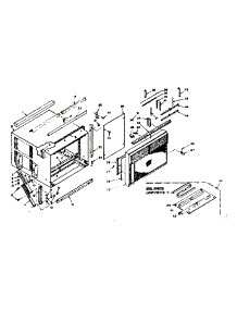 Cabinet Parts parts for Kenmore Heat Pump System 106.65620 (10665620, 106 65620) from AppliancePartsPros.com