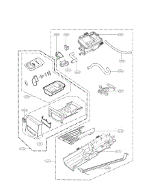 Panel Drawer Parts parts for Kenmore Dryer 796.91372210 (79691372210, 796 91372210) from AppliancePartsPros.com