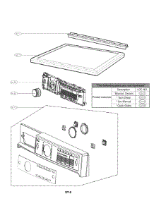Control Panel Parts parts for Kenmore Dryer 796.91372210 (79691372210, 796 91372210) from AppliancePartsPros.com