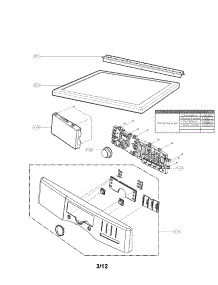Control Panel And Plate Assembly Parts parts for Kenmore Dryer 796.81272210 (79681272210, 796 81272210) from AppliancePartsPros.com