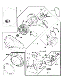 Motor Assy parts for Kenmore Dryer 402.89032011 (40289032011, 402 89032011) from AppliancePartsPros.com