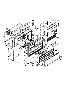 Cabinet Parts parts for Kenmore Heat Pump System 106.68161 (10668161, 106 68161) from AppliancePartsPros.com