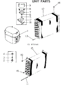 Unit Parts parts for Kenmore Heat Pump System 253.72440 (25372440, 253 72440) from AppliancePartsPros.com