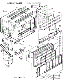 Cabinet Parts parts for Kenmore Heat Pump System 106.7772991 (1067772991, 106 7772991) from AppliancePartsPros.com