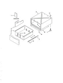 Pedestal Parts parts for Kenmore Dryer 110.94834202 (11094834202, 110 94834202) from AppliancePartsPros.com