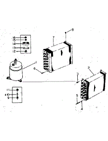 Unit Parts parts for Kenmore Heat Pump System 253.8751290 (2538751290, 253 8751290) from AppliancePartsPros.com