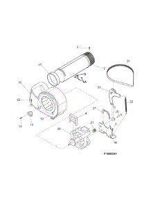 Motor parts for Kenmore Dryer 417.91122311 (41791122311, 417 91122311) from AppliancePartsPros.com