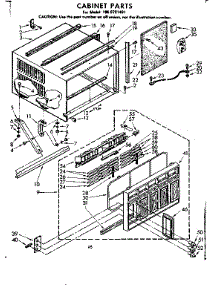 Cabinet Parts parts for Kenmore Heat Pump System 106.8701491 (1068701491, 106 8701491) from AppliancePartsPros.com