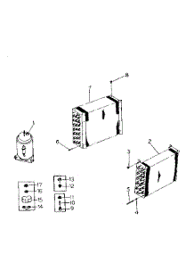 Unit Parts parts for Kenmore Heat Pump System 253.8753100 (2538753100, 253 8753100) from AppliancePartsPros.com