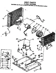 Unit Parts parts for Kenmore Heat Pump System 106.8702080 (1068702080, 106 8702080) from AppliancePartsPros.com