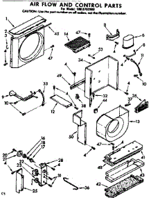 Air Flow Parts Control Parts parts for Kenmore Heat Pump System 106.8702080 (1068702080, 106 8702080) from AppliancePartsPros.com
