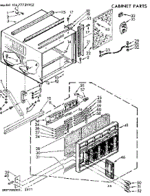 Cabinet Parts parts for Kenmore Heat Pump System 106.7772190Z (1067772190Z, 106 7772190Z) from AppliancePartsPros.com