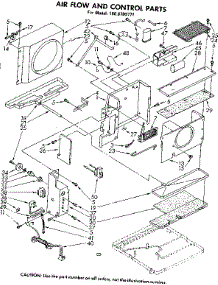 Air Flow And Control Parts parts for Kenmore Heat Pump System 106.8700771 (1068700771, 106 8700771) from AppliancePartsPros.com