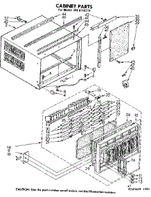 Cabinet Parts parts for Kenmore Heat Pump System 106.8700771 (1068700771, 106 8700771) from AppliancePartsPros.com