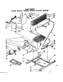 Unit Parts parts for Kenmore Refrigerator 106.8615241 (1068615241, 106 8615241) from AppliancePartsPros.com