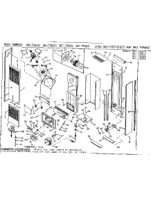 Unit Parts parts for Kenmore Furnace 867.736254 (867736254, 867 736254) from AppliancePartsPros.com