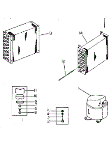 Refrigeration System Parts parts for Kenmore Heat Pump System 253.71291 (25371291, 253 71291) from AppliancePartsPros.com