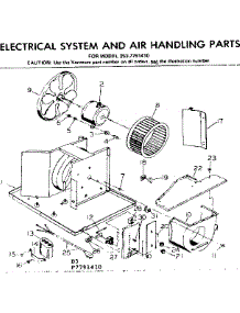 Electrical System And Air Handling Parts parts for Kenmore Heat Pump System 253.7791410 (2537791410, 253 7791410) from AppliancePartsPros.com