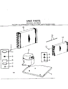 Unit Parts parts for Kenmore Heat Pump System 253.7791410 (2537791410, 253 7791410) from AppliancePartsPros.com