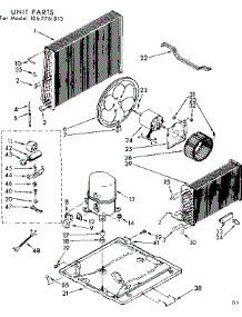 Unit Parts parts for Kenmore Heat Pump System 106.7761810 (1067761810, 106 7761810) from AppliancePartsPros.com