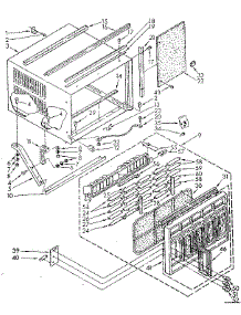 Cabinet Parts parts for Kenmore Heat Pump System 106.8732091 (1068732091, 106 8732091) from AppliancePartsPros.com