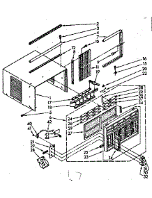Cabinet Parts parts for Kenmore Heat Pump System 106.8741190 (1068741190, 106 8741190) from AppliancePartsPros.com