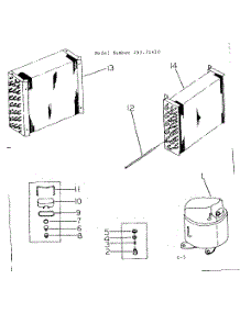 Refrigeration System parts for Kenmore Heat Pump System 253.71450 (25371450, 253 71450) from AppliancePartsPros.com