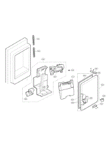Ice Maker Parts parts for Kenmore Refrigerator 795.70322311 (79570322311, 795 70322311) from AppliancePartsPros.com