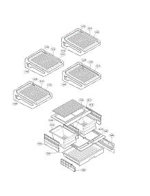 Refrigerator Parts parts for Kenmore Refrigerator 795.70322311 (79570322311, 795 70322311) from AppliancePartsPros.com