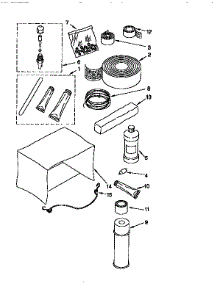 Optional parts for Kenmore Heat Pump System 106.9761850 (1069761850, 106 9761850) from AppliancePartsPros.com