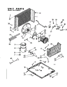 Unit Parts parts for Kenmore Heat Pump System 106.7750991 (1067750991, 106 7750991) from AppliancePartsPros.com