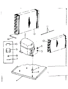 Unit Parts parts for Kenmore Heat Pump System 253.70112 (25370112, 253 70112) from AppliancePartsPros.com