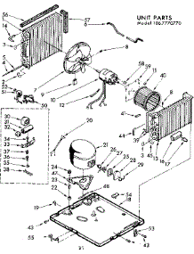 Unit Parts parts for Kenmore Heat Pump System 106.7770770 (1067770770, 106 7770770) from AppliancePartsPros.com
