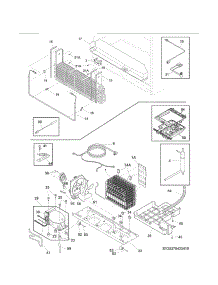 Cooling System parts for Kenmore Refrigerator 253.70412411 (25370412411, 253 70412411) from AppliancePartsPros.com