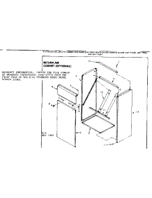 Optional Cabinet parts for Kenmore Furnace 867.775221 (867775221, 867 775221) from AppliancePartsPros.com